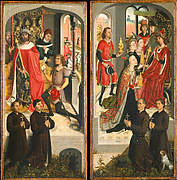 Abner's Messenger before David (?); The Queen of Sheba Bringing Gifts to Solomon; The Annunciation